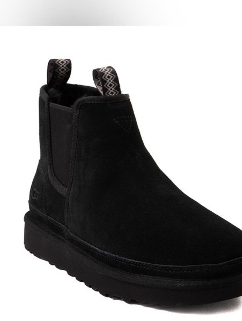 NEW UGG Neumel Chelsea Suede Classic Boot Black 112164 Mens Sz 11